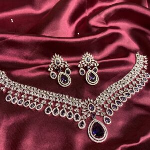 Violet Pendent AD Necklace